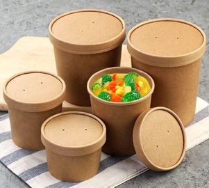 Food Soup Containers With Lids, Plastic Take Out Bowls, Food